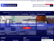 Tablet Screenshot of chemsavers.com